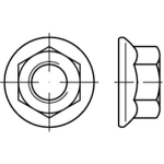 Sechkantmutter mit Flansch EN 1661