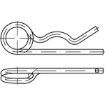 Federstecker DIN 11024