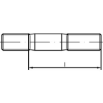 Stehbolzen DIN 835 (2 x d)