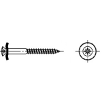 Spenglerschraube 2/3 tlg. Kreuzschlitz mit Dichtscheibe 15 mm und Spitze