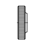 DIN 467 - Rändelmuttern nied. Form