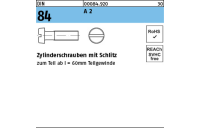 DIN 84 A 2 Zylinderschrauben mit Schlitz - Abmessung: M 1,6 x 4, Inhalt: 2000 Stück