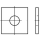 DIN 436 A 2 Scheiben, vierkant - Abmessung: 22 x 60 x 5, Inhalt: 50 Stück