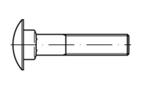 DIN 603 A 4 Flachrundschrauben mit Vierkantansatz - Abmessung: M 6 x 16, Inhalt: 25 Stück