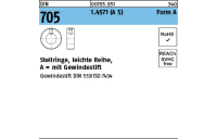 ~DIN 705 1.4571 (A 5) Form A Stellringe, leichte Reihe, mit Gewindestift - Abmessung: A 8 x 16 x 8, Inhalt: 10 Stück