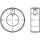 ~DIN 705 1.4571 (A 5) Form A Stellringe, leichte Reihe, mit Gewindestift - Abmessung: A 8 x 16 x 8, Inhalt: 10 Stück