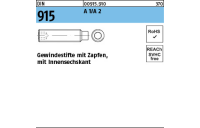 DIN 915 A 1/A 2 Gewindestifte mit Zapfen, mit Innensechskant - Abmessung: M 3 x 8, Inhalt: 500 Stück