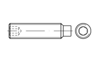 DIN 915 A 1/A 2 Gewindestifte mit Zapfen, mit Innensechskant - Abmessung: M 8 x 12, Inhalt: 200 Stück