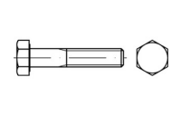 DIN 931 A 2 - 70 Sechskantschrauben mit Schaft - Abmessung: M 8 x 55, Inhalt: 100 Stück