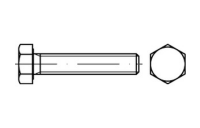 DIN 933 A 2 - 70 Sechskantschrauben mit Gewinde bis Kopf - Abmessung: M 3 x 8*, Inhalt: 100 Stück