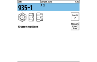 DIN 935-1 A 2 Kronenmuttern - Abmessung: M 16, Inhalt: 10 Stück