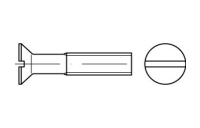 DIN 963 A 4 Senkschrauben mit Schlitz - Abmessung: M 2 x 5, Inhalt: 200 Stück