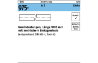 ~DIN 975 A 2 Links Gewindestangen, Länge 1000 mm mit metrischem Linksgewinde - Abmessung: M 16 -LH, Inhalt: 1 Stück