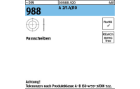 ~DIN 988 A 2 Passscheiben - Abmessung: 10 x 16 x 0,1, Inhalt: 1000 Stück