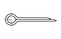 ISO 1234 A 4 Splinte - Abmessung: 1,6 x 16, Inhalt: 100 Stück