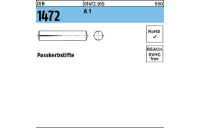 DIN 1472 A 1 Passkerbstifte - Abmessung: 8 x 12, Inhalt: 100 Stück