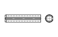 DIN 1481 1.4310 Spannstifte (Spannhülsen), schwere Ausführung - Abmessung: 1 x 16, Inhalt: 100 Stück