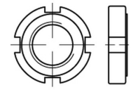 DIN 1804 A 2 Nutmuttern - Abmessung: M 30 x 1,5, Inhalt: 10 Stück