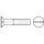 ISO 2009 A 2 Senkschrauben mit Schlitz - Abmessung: M 6 x 55, Inhalt: 50 Stück