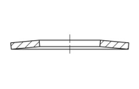 DIN 2093 1.4310/1.4568 Tellerfedern - Abmessung: 16 x 8,2x0,6, Inhalt: 200 Stück