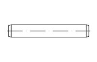 ISO 2338 A 1 m6 Zylinderstifte, Toleranzfeld m6 - Abmessung: 0,8 m6 x 6, Inhalt: 500 Stück