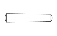 ISO 2339 A 1 Form B Kegelstifte, Kegel 1:50, gedreht - Abmessung: 1,5 x 10, Inhalt: 50 Stück