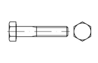 ISO 4014 A 4 - 70 Sechskantschrauben mit Schaft - Abmessung: M 6 x 40, Inhalt: 100 Stück