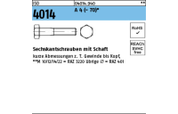 ISO 4014 A 4 - 70 Sechskantschrauben mit Schaft - Abmessung: M 14 x 120, Inhalt: 25 Stück