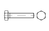 ISO 4017 A 4 - 80 Sechskantschrauben mit Gewinde bis Kopf - Abmessung: M 6 x 45, Inhalt: 100 Stück