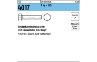 ISO 4017 A 4 - 80 Sechskantschrauben mit Gewinde bis Kopf - Abmessung: M 8 x 60, Inhalt: 100 Stück