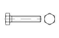 ISO 4017 A 4 - 70 Sechskantschrauben mit Gewinde bis Kopf - Abmessung: M 10 x 95, Inhalt: 50 Stück