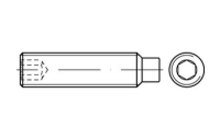 ISO 4028 A 1/A 2 Gewindestifte mit Zapfen und Innensechskant - Abmessung: M 10 x 45, Inhalt: 50 Stück