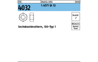 ISO 4032 1.4571 (A 5) Sechskantmuttern, ISO-Typ 1 - Abmessung: M 8, Inhalt: 100 Stück