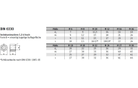 DIN 6330 A 4 Form B Sechskantmuttern m. einer Höhe von 1,5d mit kugeliger und ebener Auflagefläche - Abmessung: BM 16 SW 24, Inhalt: 10 Stück