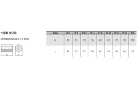 DIN 6334 A 4 Sechskantmuttern mit einer Höhe von 3 d - Abmessung: M 20 SW30, Inhalt: 10 Stück