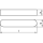 DIN 6885 A 4 Form A Passfedern, hohe Form, rundstirnig ohne Bohrung(en) - Abmessung: A 5 x 5 x 10, Inhalt: 100 Stück