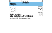ISO 7094 A 4 100 HV Flache Scheiben, extra große Reihe, Produktklasse C - Abmessung: 16, Inhalt: 50 Stück