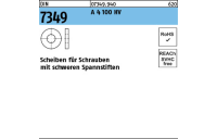 DIN 7349 A 4 100 HV Scheiben für Schrauben mit schweren Spannstiften - Abmessung: 21 x44 x 8, Inhalt: 25 Stück