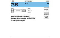 ~ISO 7379 A 2 f9 Pass-Schulterschrauben, Schaftpassung f9 - Abmessung: 10f9 M 8 x 20, Inhalt: 50 Stück