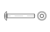 ~ISO 7380-2 A 2 ISR Flachkopfschrauben mit Innensechsrund und Bund - Abmessung: M 3 x 8 -T10, Inhalt: 500 Stück