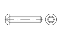 ISO 7380-1 A 2 Flachkopfschrauben mit Innensechskant - Abmessung: M 5 x 45, Inhalt: 200 Stück