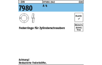 ~DIN 7980 A 4 Federringe für Zylinderschrauben - Abmessung: 6, Inhalt: 100 Stück