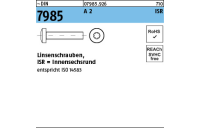 ~DIN 7985 A 2 ISR Linsenschrauben mit Innensechsrund - Abmessung: M 1,6 x 3 -T5, Inhalt: 1000 Stück