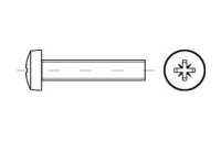 DIN 7985 A 2 Z Linsenschrauben mit Pozidriv-Kreuzschlitz Z - Abmessung: M 8 x 25 -Z, Inhalt: 200 Stück