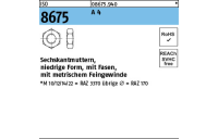 ISO 8675 A 4 Niedrige Sechskantmuttern mit Fasen und metrischem Feingewinde - Abmessung: M 16 x 1,5, Inhalt: 25 Stück