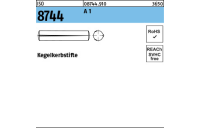 ISO 8744 A 1 Kegelkerbstifte - Abmessung: 2 x 16, Inhalt: 100 Stück