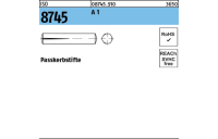 ISO 8745 A 1 Passkerbstifte - Abmessung: 4 x 10, Inhalt: 100 Stück