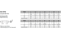 ISO 8750 1.4310 Spiralspannstifte, Regelausführung - Abmessung: 6 x 14, Inhalt: 500 Stück