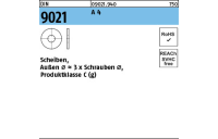 DIN 9021 A 4 Scheiben, Außen Ø ~3 x Schrauben Ø, Produktklasse C - Abmessung: 5,3 x15 x1,2, Inhalt: 1000 Stück