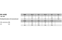 ISO 14583 A 2 Flachkopfschrauben mit Innensechsrund - Abmessung: M 1,6 x 16, Inhalt: 1000 Stück